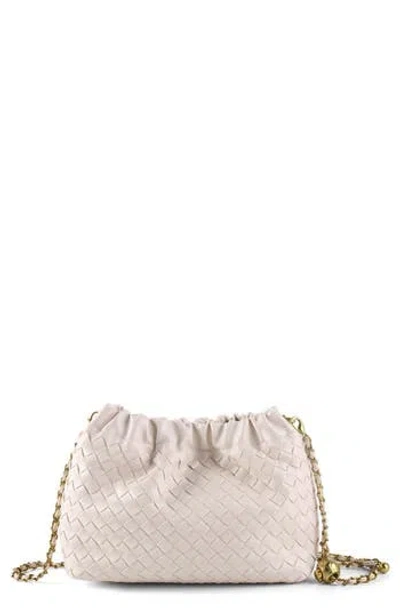 Macrae & Co . Woven Faux Leather Crossbody Bag