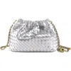 Macrae & Co . Woven Faux Leather Crossbody Bag
