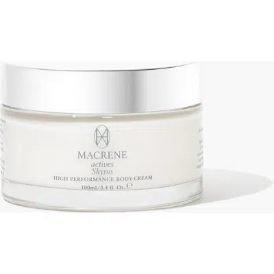 Macrene Actives High Performance Body Cream In Transparent