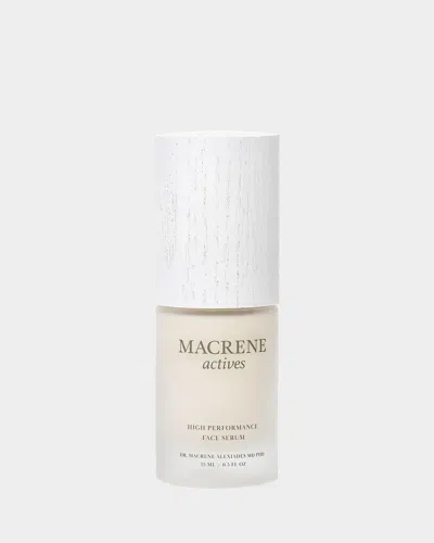 Macrene Actives Skin + Earth High Performance Face Serum, 0.5 Oz. In Transparent
