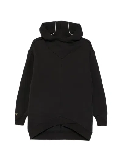 Macron O.n.e. Asymmetric-hem Hoodie In 블랙