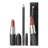 Mac M·a·cximal Matte Duo Lipstick + Pencil - Velvet Teddy/spice In Brown