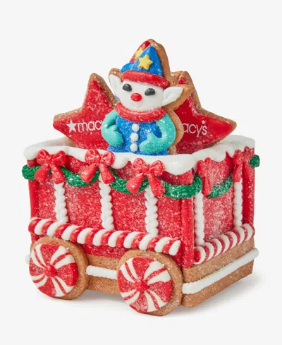 Macy's 100th Thanksgiving Day Clay Train Car With Elf,  Exclusive In Red