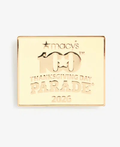 Macy's 100th Thanksgiving Day Parade 2026 Commemorative Pin,  Exclusive In Beige