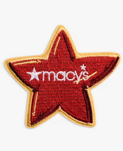 Macy's 100th Thanksgiving Day Parade 2026 Iron-on Star Logo Patch,  Exclusive In Red
