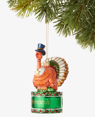 Macy's 100th Thanksgiving Day Parade Glass Turkey Ornament,  Exclusive In Multi