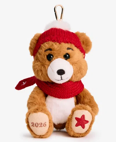 Macy's 100th Thanksgiving Day Parade Plush Billie Brightpaw Bear Bag Charm,  Exclusive In Brown
