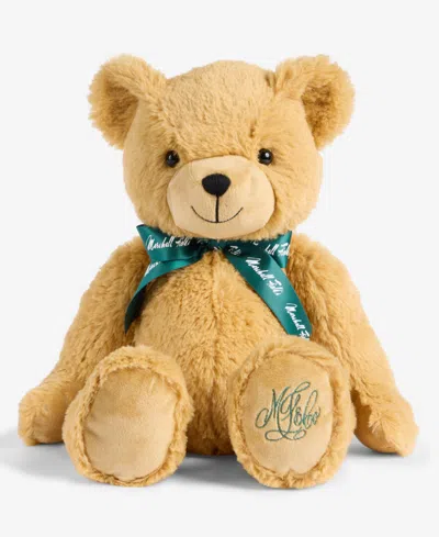 Macy's 11"h Marshall Fields Sitting Plush Bear,  Exclusive In Brown