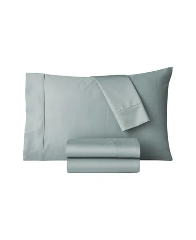 Macy's 1200-thread Count Tri-blend 4-piece Sheet Set, Queen In Blue