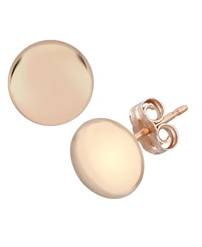 Macy's 14k Gold Earrings, Flat Ball Stud (5mm)