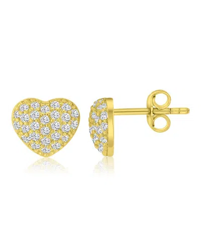 Macy's 14k Gold-plated 3d Heart Fashion Earrings