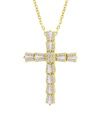 Macy's 14k Gold-plated Classic Mixed Cross Necklace
