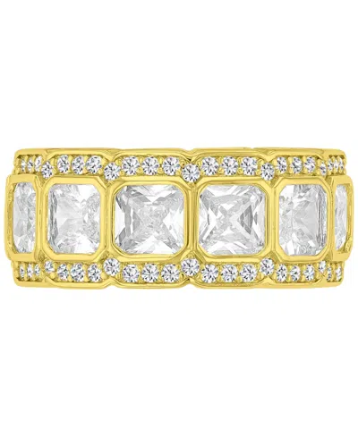 Macy's 14k Gold-plated Crystal Eternity Band Ring