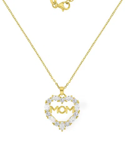 Macy's 14k Gold-plated Crystal Heart Chain Necklace