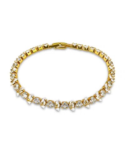 Macy's 14k Gold-plated Cubic Zirconia Link Bracelet