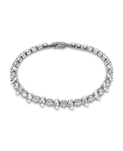 Macy's 14k Gold-plated Cubic Zirconia Link Bracelet In Metallic