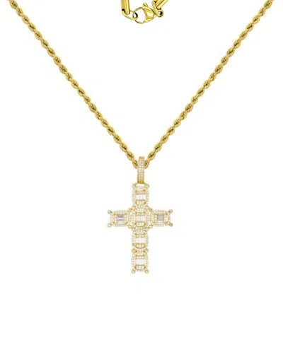 Macy's 14k Gold-plated Large Cross Charm Necklace