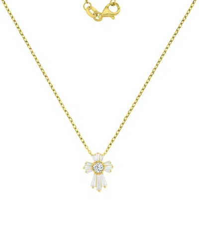 Macy's 14k Gold-plated Mini Crystal Charm Necklace