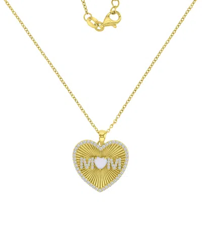 Macy's 14k Gold-plated Opal Charm Chain Necklace