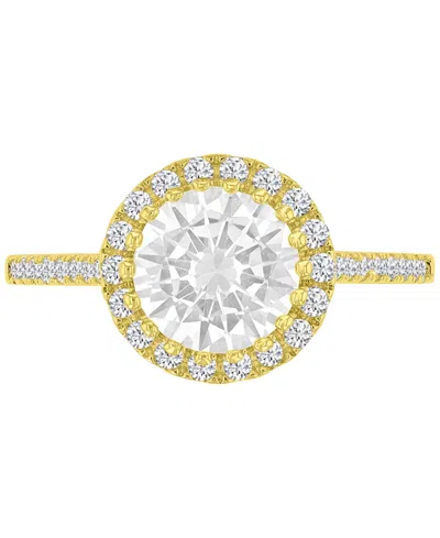 Macy's 14k Gold-plated Round Timeless Bridal Ring