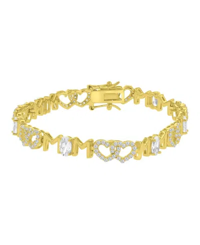 Macy's 14k Gold-plated Twin Heart Chain Bracelet