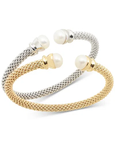 Macy's 2-pc. Set Cultured Freshwater Pearl (8 In No Color