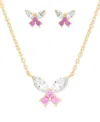 Macy's 2-pc. Set Lab-created Pink Sapphire (3/4 Ct. T.w.) & Lab-created White Sapphire (1-7/8 Ct. T.w.) Pen In Pink Sapphire
