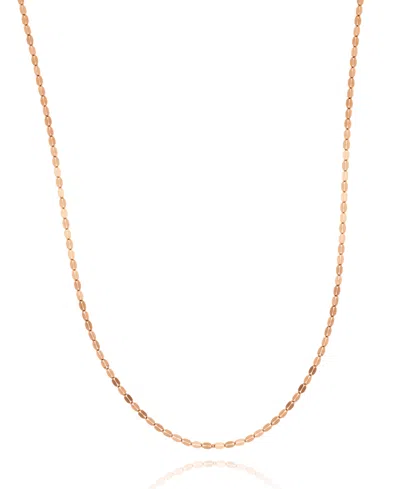 Macy's 20" Mirror Link Chain (1-1/2mm) In 14k White Or Rose Gold