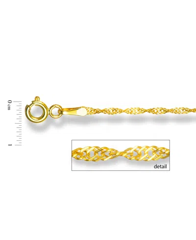 Macy's 20" Singapore Chain Necklace (1-1/2mm) In 14k Gold
