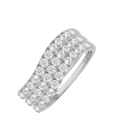 Macy's 3-piece Lab Grown Diamond Ring Set (1 Ct. T.w.) In 14k Yellow Gold In 14k White Gold