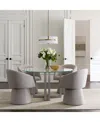 Macy's 5 Pc. Dining Set (emila Round Table & 4 Korder Chairs), Created For  In Sand