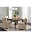 Macy's 5 Pc. Set (mandeville Rectangular Dining Table & 4 Kenity Ii Side Chairs), Created For  In Brown