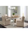 Macy's 5 Pc. Set (mandeville Rectangular Dining Table & 4 Kenity Ii Side Chairs), Created For  In White