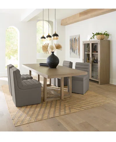 Macy's 5-pc. Set (portmore Rectangular Dining Table & 4 Clave Dining Chairs), Created For  In Flint