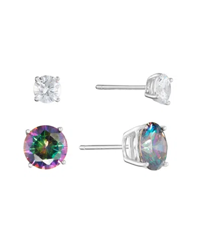 Macy's 8mm Mystic Cubic Zirconia Stud Earrings