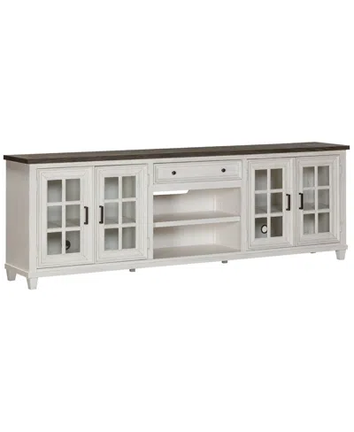 Macy's 96" Dawnwood Tv Console In White