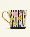Macy's 99th Thanksgiving Day Parade Striped Nyc Icon Coffee Mug,  Exclusive In Black