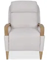 Macy's Closeout! Abelli 37" Fabric Pushback Recliner, Created For  In Canvas
