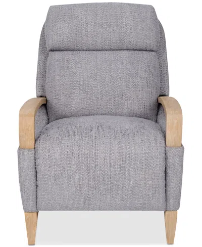 Macy's Closeout! Abelli 37" Fabric Pushback Recliner, Created For  In Charcoal