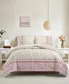 Macy's Adalia Reversible 3-pc. Comforter Sets In Pink