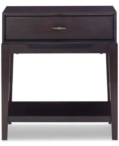 Macy's Addelyn 1-drawer Nightstand In Brown