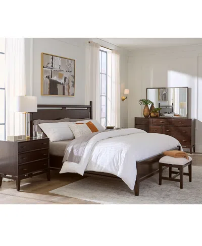 Macy's Addelyn 3 Pc. Set (california King Panel Bed, Dresser & 3-drawer Nightstand) In White