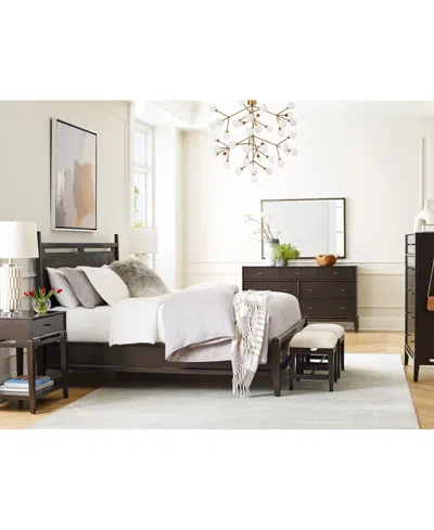 Macy's Addelyn 3 Pc. Set (king Panel Bed, Dresser & 1-drawer Nightstand) In Brown