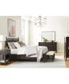 Macy's Addelyn 3 Pc. Set (queen Panel Bed, Dresser & 1-drawer Nightstand) In Brown