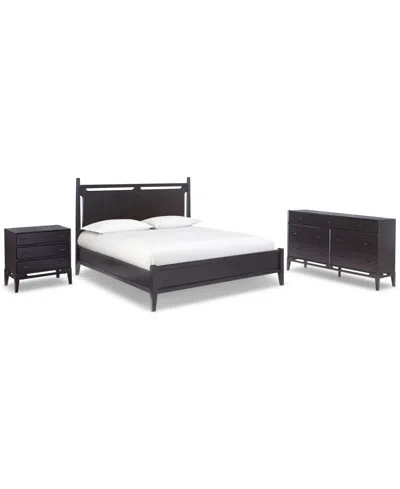 MACY'S ADDELYN 3 PC. SET (QUEEN PANEL BED, DRESSER & 3-DRAWER NIGHTSTAND)