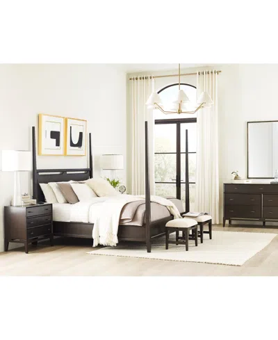 Macy's Addelyn 3 Pc. Set (queen Poster Bed, Dresser & 3-drawer Nightstand) In Brown