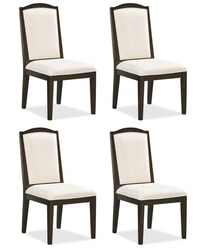 Macy's Addelyn 4-pc. Dining Chair Set In Brown