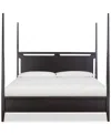 Macy's Addelyn California King Poster Bed In Brown