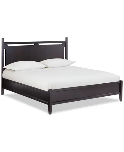 Macy's Addelyn Queen Panel Bed In Brown
