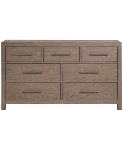 Macy's Adler 36" Plywood 7-drawer Dresser,  Exclusive In Brown